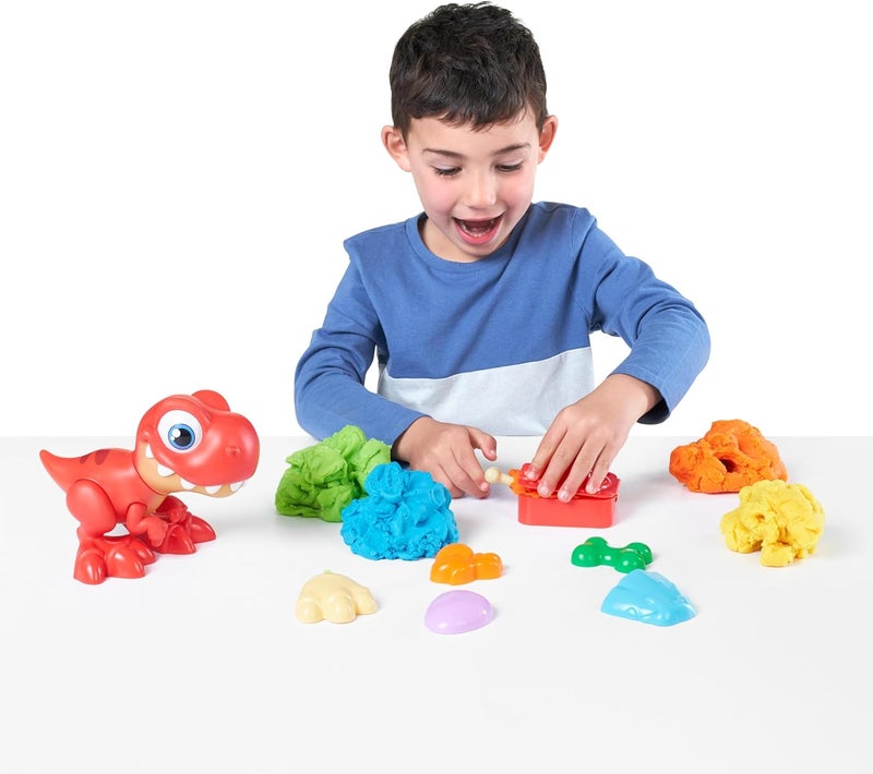 Smashers Junior Dino Dig Large Egg (Raptor) 12+ Surprises Compounds Mold Dinosaur Preschool Toys for Kids Build Construct Sensory Play 18 months to 3 years - Image 2